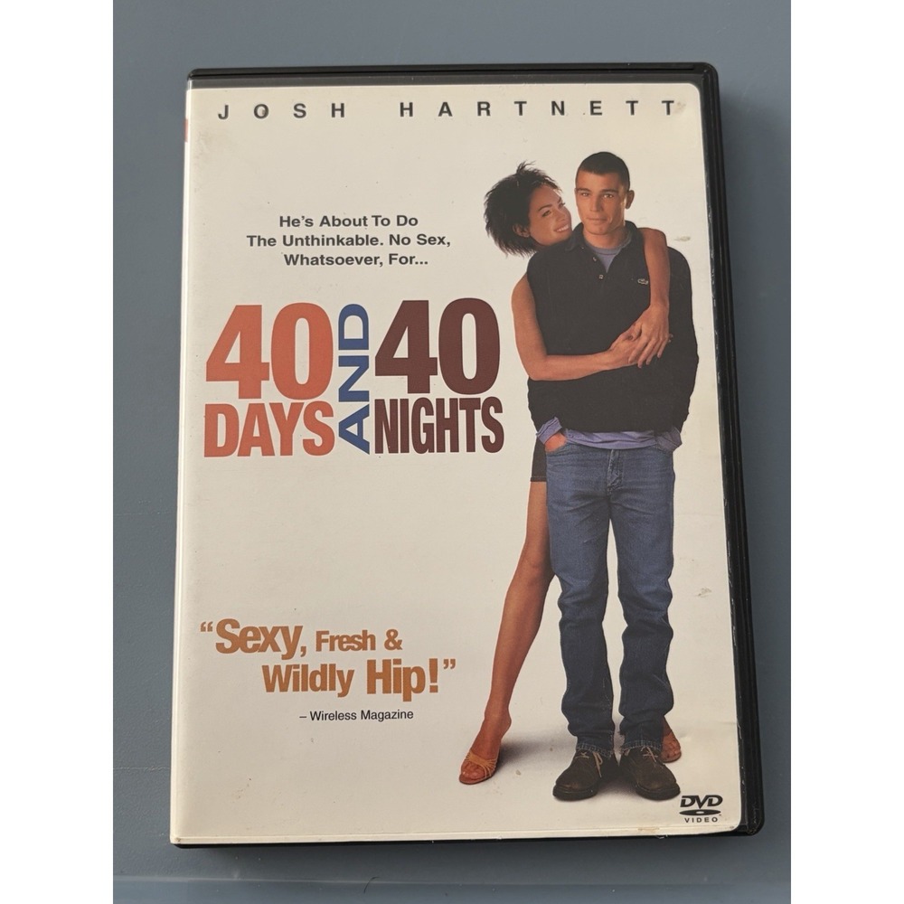 40 Days and 40 Nights DVD 2002 Josh Hartnett Shannyn Sossamon Romantic Comedy